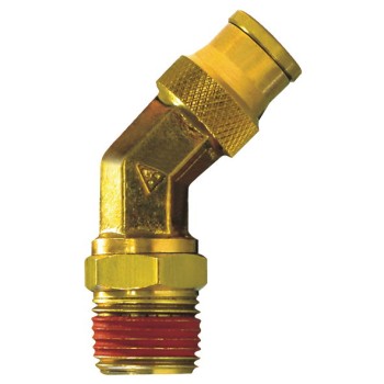 Imperial Tube to Male Pipe Thread - 45° Swivel Elbow